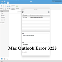 Код ошибки 3253 outlook mac