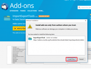 steps to import mbox files