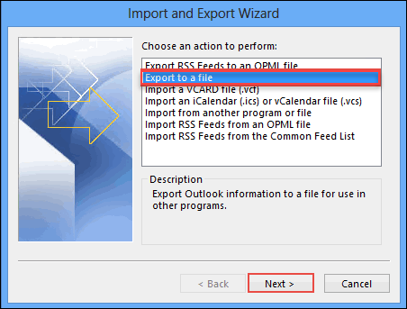 export to file 