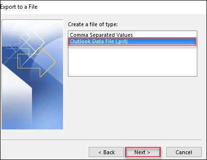 outlook data file 