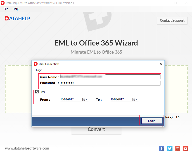 import eM client files