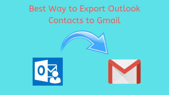 gmail contacts in outlook 2019