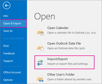 export windows 10 mail to outlook