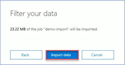 import data 