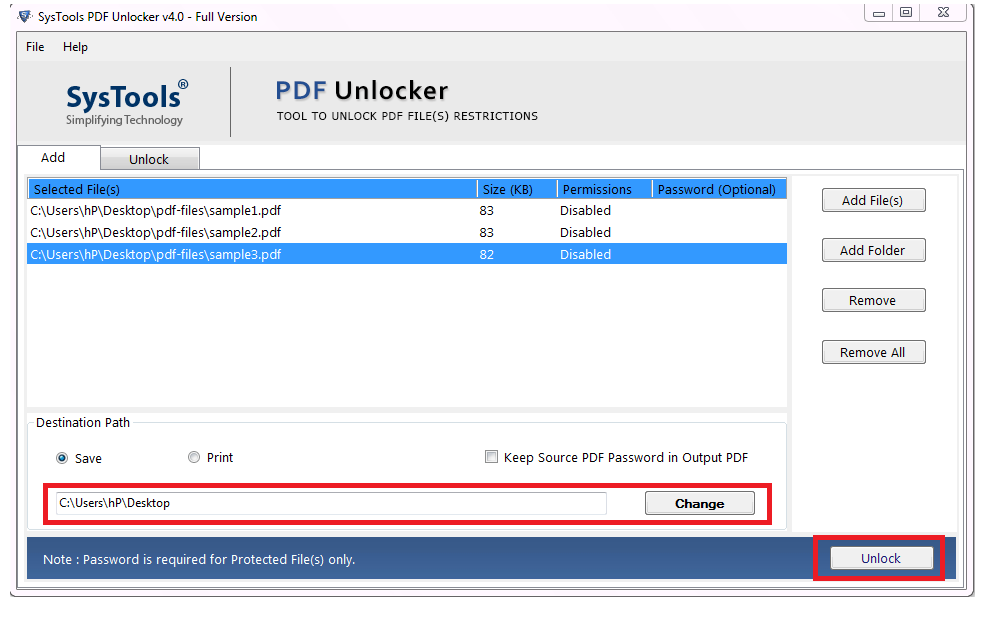 unlock secured pdf for copy paste