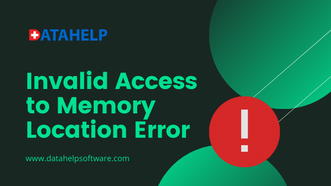 invalid-access-to-memory-location-error-windows-solved