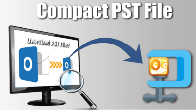 Reduce PST file size without outlook