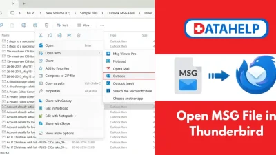 How to Open MSG File in Thunderbird