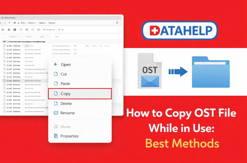 How to Copy OST File While in Use Without Closing Outlook
