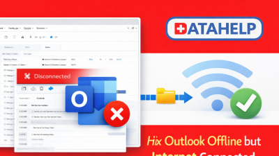 outlook stuck in offline mode error