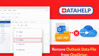 Remove Outlook Data File from OneDrive