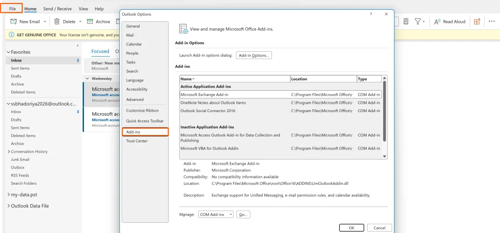 How to Remove ChatGPT Connector from Outlook