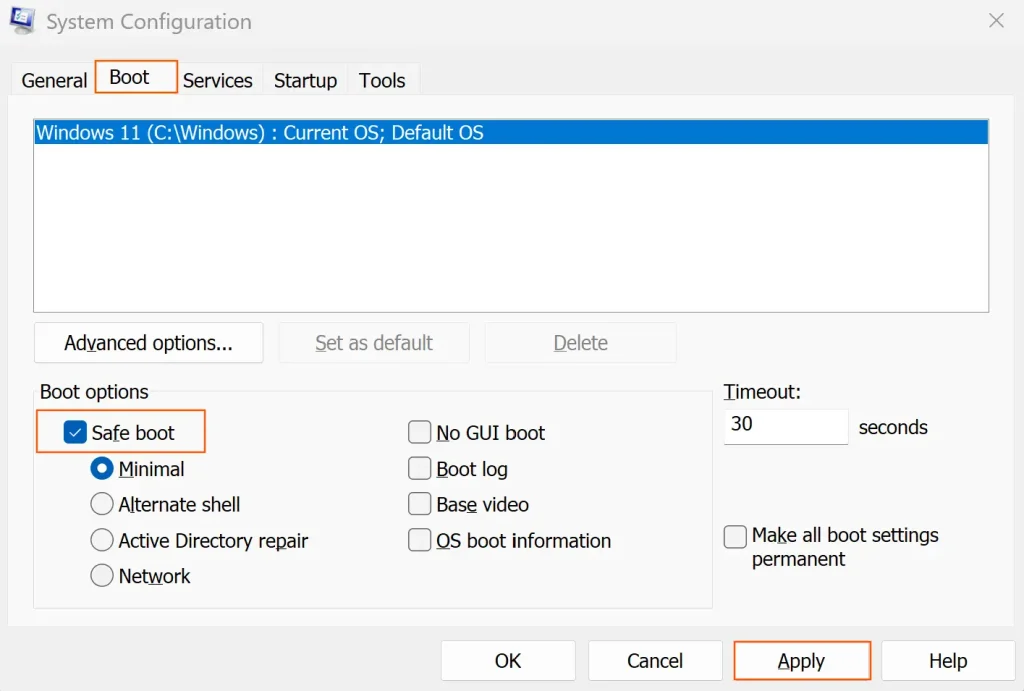Delete PDF File in Safe Mode