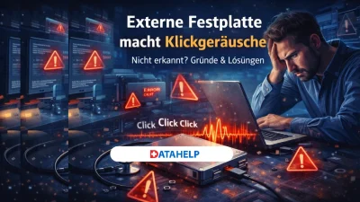 Externe Festplatte macht Klickgeräusche