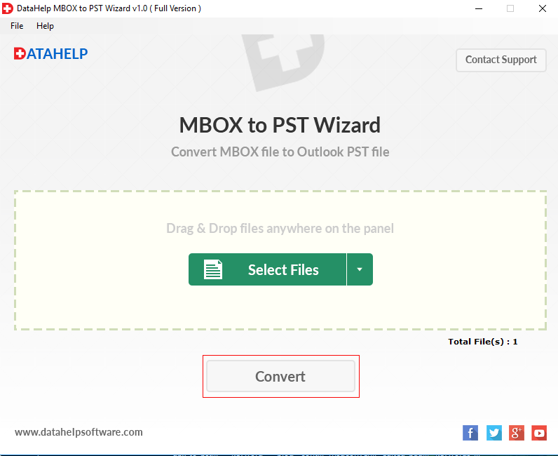 convert MBOX to PST