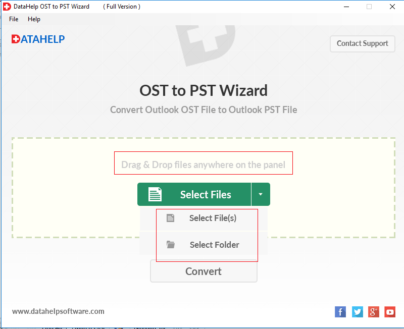 phần mềm convert ost sang pst