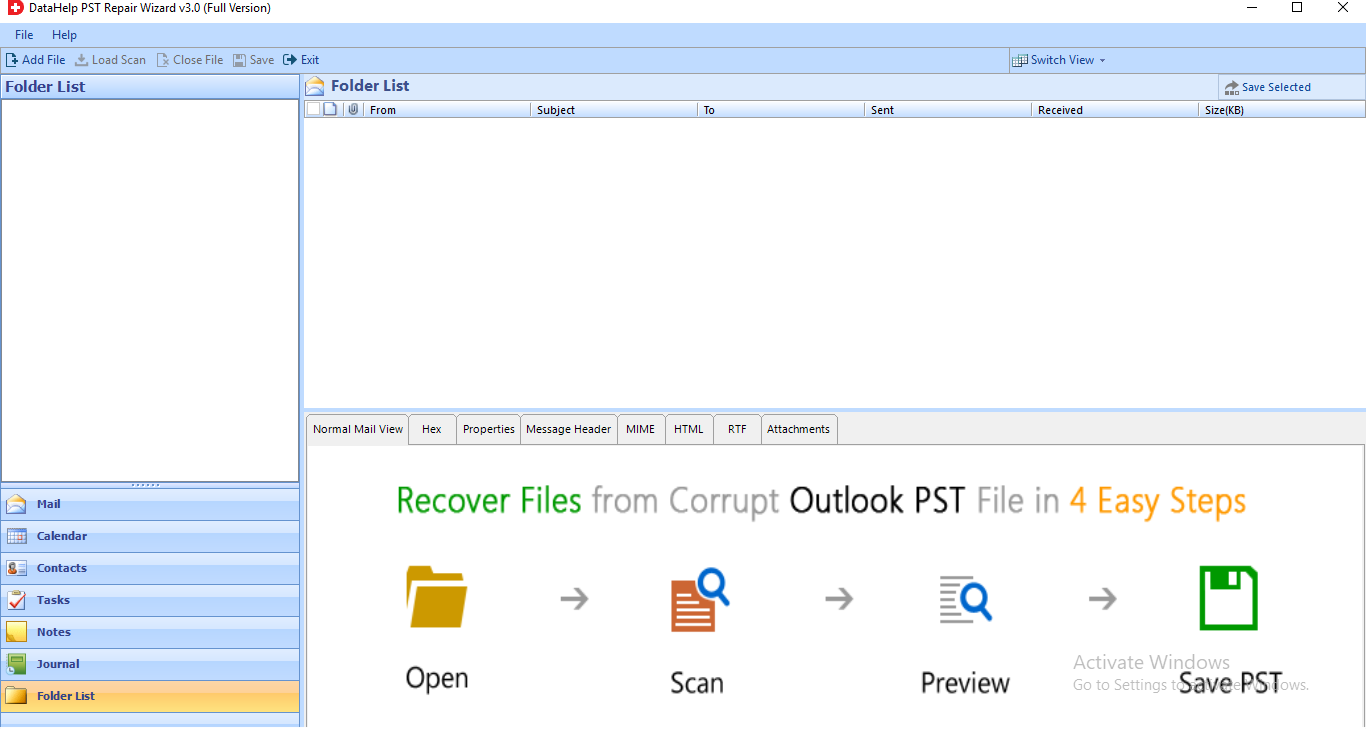 can't see body of email in Outlook