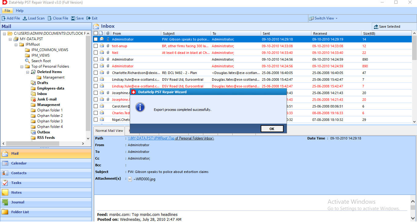 Select OK button for Outlook gives Error 0x800ccc78 When Sending Email